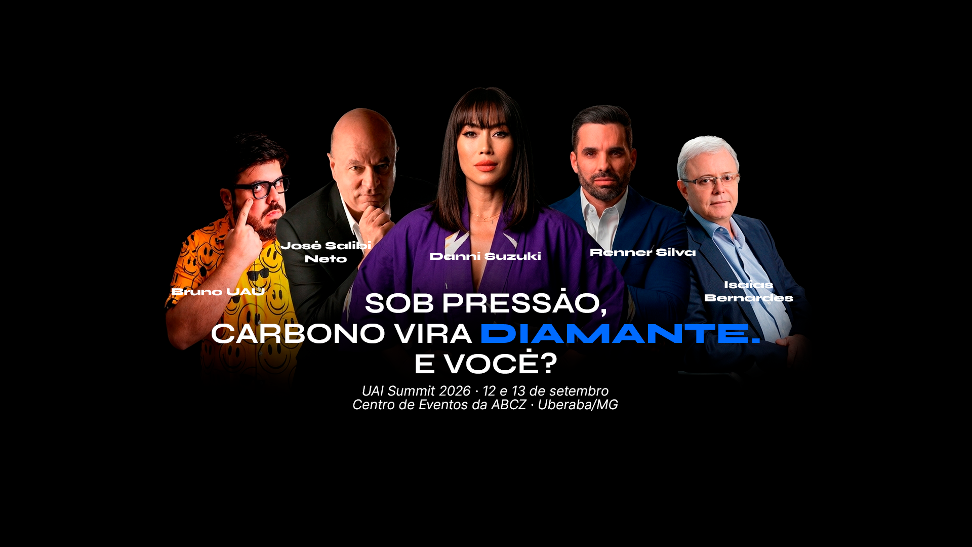 UAI Summit 2026 · palestrantes confirmados · 12 e 13 de setembro · Uberaba/MG